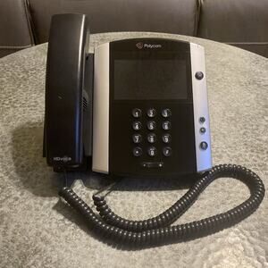 Polycom VVX 601 VOIP Business Phone W/ Stand Excellent Working